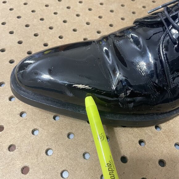 Hugo Boss Designer Oxford Dress Shoes Italy Made Tuxedo Suit Black Size 9 Men